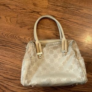 Tumi tan shoulder bag